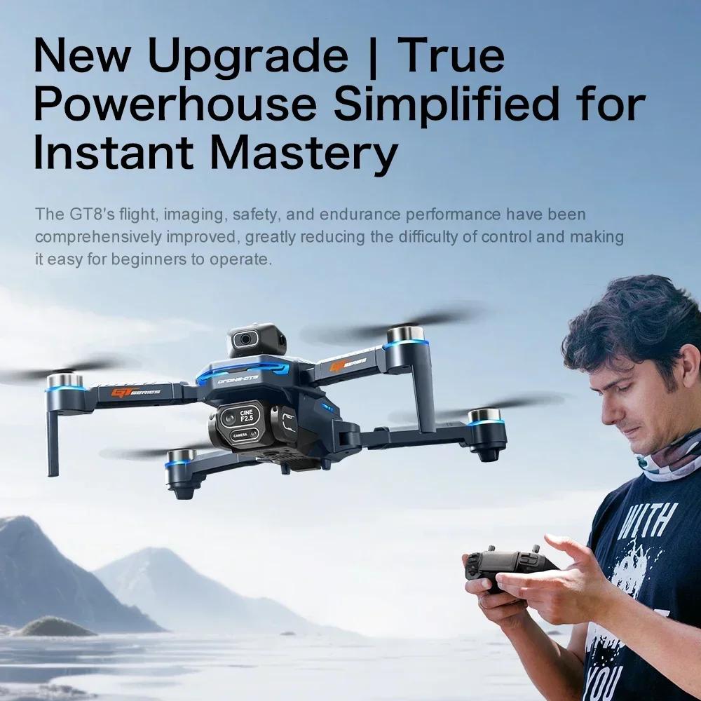 Drone 4K HD GT8 กล้องหลีกเลี่ย - Drone Surveying บทวิจารณ์และราคา